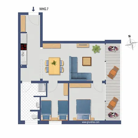 Inseltoern 7 Apartment Busum